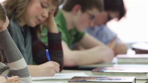 Students Taking Test In Class Stock Footage Sbv 300203761 Storyblocks