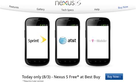 Get A Samsung Nexus S Free At Best Buy Today Cnet