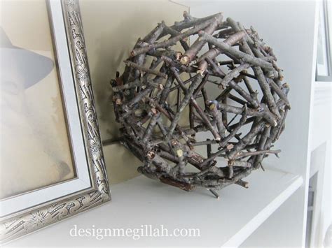 Making Decorative Ball Of Twigs Twig Crafts Twig Art Crafts