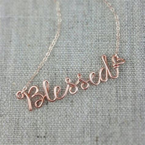 Blessed Necklace Personalized Best Friend Ts 40th Etsy Canada