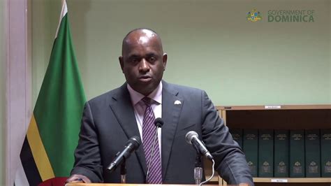 Press Conference Of The Hon Prime Minister Roosevelt Skerrit Youtube
