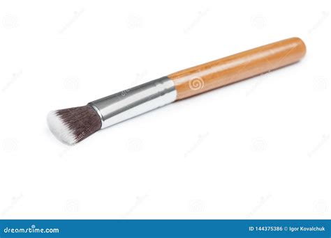 Thick Wooden Paint Brush Stock Photo Image Of Object 144375386