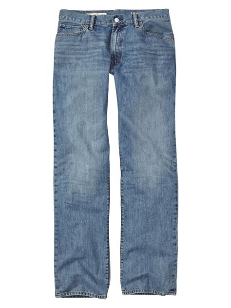 Gap 1969 Standard Fit Jeans Pale Blue Wash In Blue For Men Pale Blue Lyst