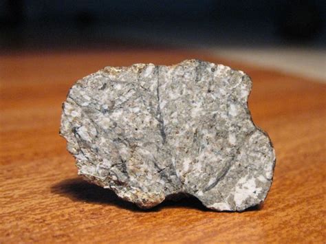 Dhofar 007 Eucrite Cumulate Volledige Slice Achondrite Meteoriet