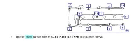 Solved Torque Specs On Valve Cover 2002 Nissan Frontier Fixya