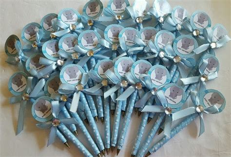 Baby Shower Baby Elephant Pens Favors For Boy 25 Pcs Etsy