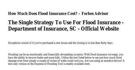 Flood Insurance Fact Sheet Ctgovdhccboxdwm Pdf Pdf Docdroid