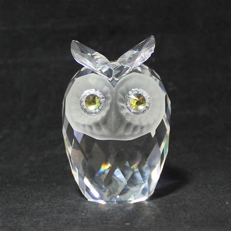 Swarovski Crystal Owl Large 010022 As Is Ebay