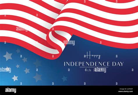 Fourth Of July Independence Day USA Independence Day Vector Illustration Vector Stock Vector