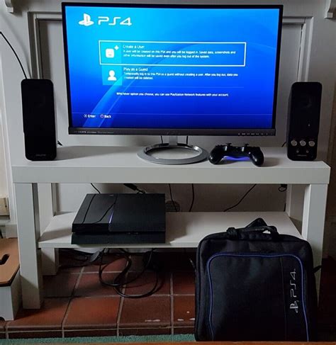 Ps4 Bundle Complete Playstation Gaming Setup Console Monitor