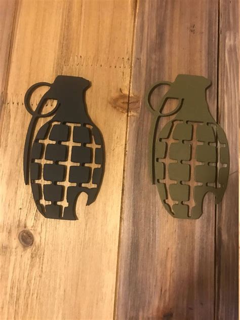 Grenade Bottle Opener Svg Dxf Etsy