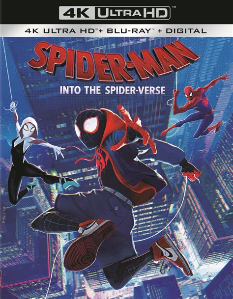 Spider Man Spider Verse Blu Ray