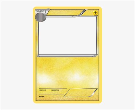 Empty Pokemon Card Template