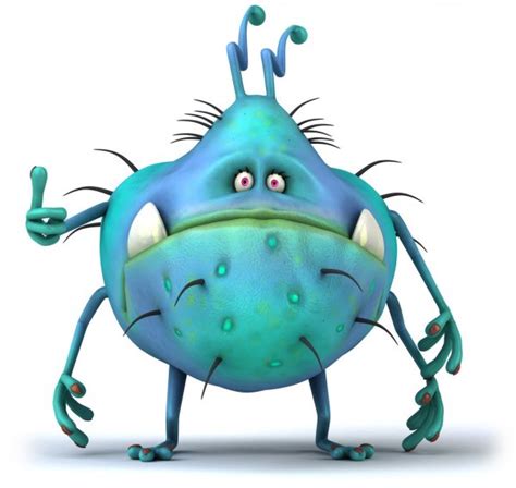 Fun Germ Cartoon Character Stock Photo By ©julos 347966154