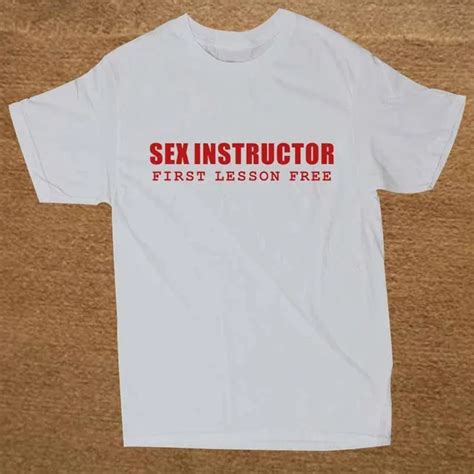 New Sex Instructor Hilarious Adult Humour Cool Joke Gift T Shirt Men
