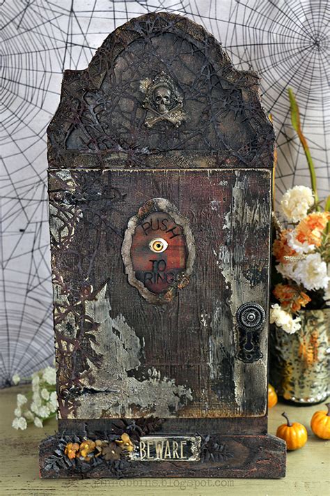 The Haunted Door Tim Holtz Halloween Idea Ology Release 2019 In My