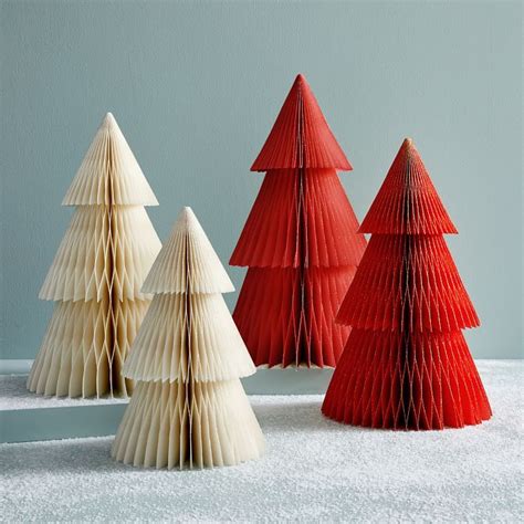 Accordion Paper Trees Paper Tree Traditional Christmas Tree
