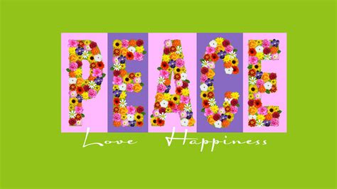 hd peace love and happiness wallpaper download free 147604