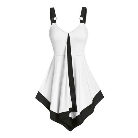 Womens Sexy Spaghetti Strap Mini Dress Summer Asymmetric Ruffle Hem Short Lace Dress 2023 Swing