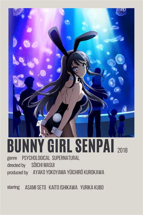 Bunny Girl Senpai By Kellie Anime Canvas Anime Films Anime Printables