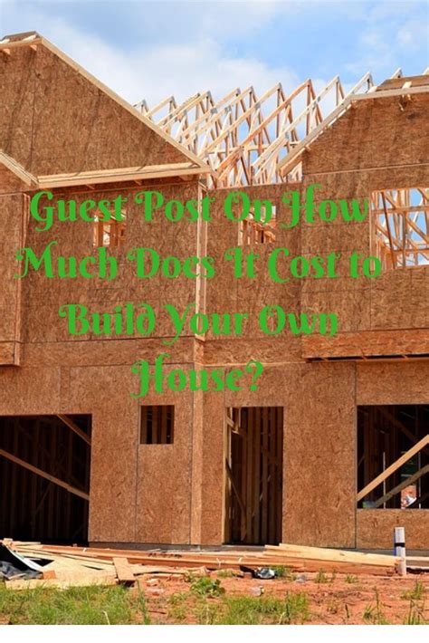 We'll highlight which are negotiable, which occur. How Much Does It Cost to Build Your Own House (With images) | Build your own house, Cost to build