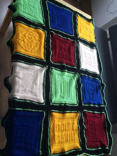 Doctor Who Afghan Knitted And Crocheted By Nici Deavenatury And Me
