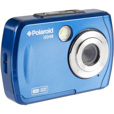 Polaroid Is048 Digital Camera Blue Is048 Blue Bandh Photo Video