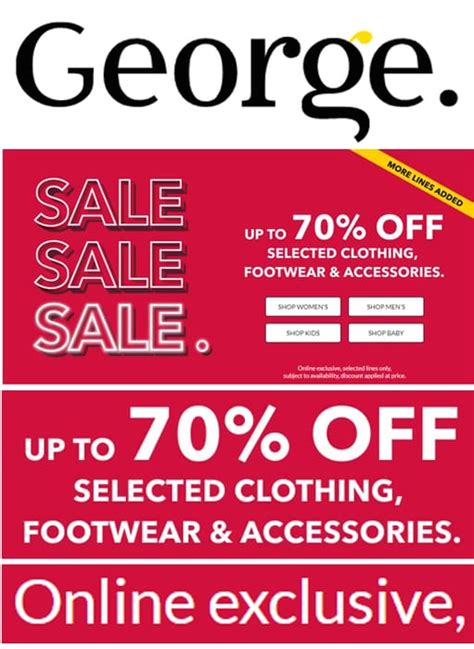 Asda George Sale Online Exclusive Now Up To 70 Off At Asda