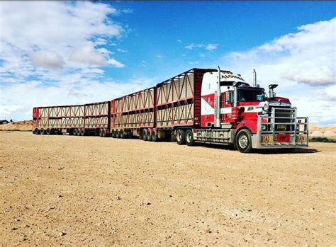 Australian Road Train Road Train Kenworth Trucks Truck Transport