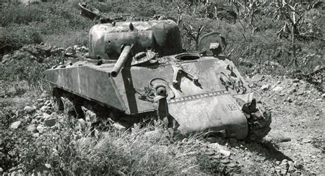 M4 Sherman Tank Iwo Jima 1945 World War Photos