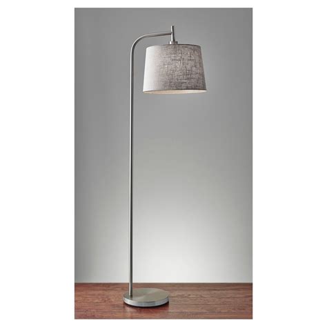 Arc floor lamp in silver. 58" Blake Floor Lamp Silver - Adesso | Silver floor lamp ...