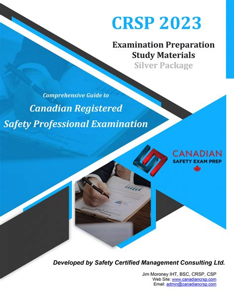 Crsp Examination Study Materials Canadian Safety Exam Prep