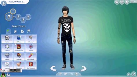 Sims 4 Emo Boy Hair