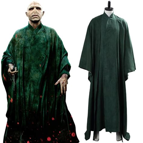 Harry Potter Voldemort Robe Verte Cosplay Costume Cosplayskyfr