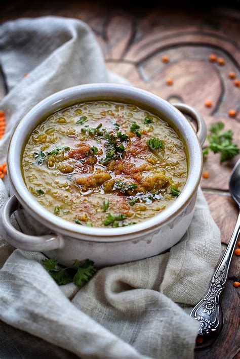 Adjust the amount of green curry. Red Lentil Curry Soup - Afrovitalityeats