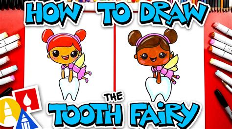 How To Draw The Tooth Fairy Art For Kids Hub