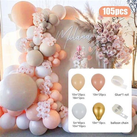 1set Macaron Pastel Latex Balloon Garland Arch Kit Wedding Baby Shower