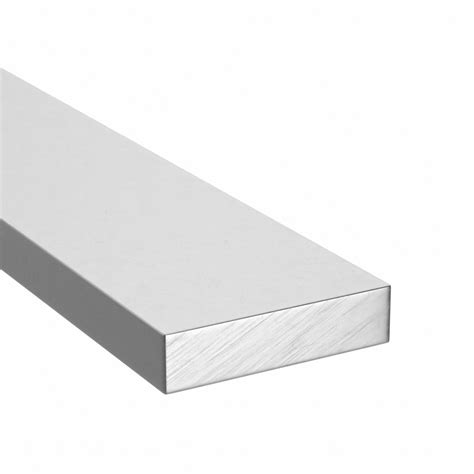 6063, 1 1/2 in x 8 ft Nominal Size (WxL), Flat Bar Stock - 786LX8|18098