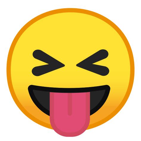 Emoji Face Tongue Smiley Yuck Graphic Png Download 512512 Free