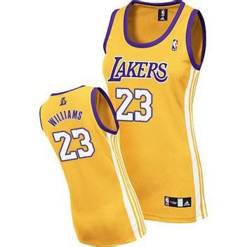 Traded to los angeles (lal) from cleveland (cle) with tbd and jordan bell for javale mcgee and future. Los Angeles Lakers #23 Lou Williams Femme Yellow Maillot ...