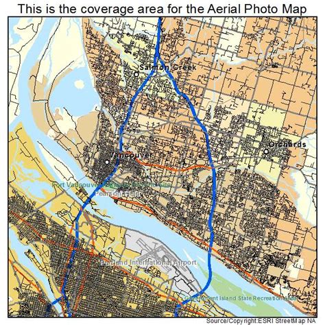 Aerial Photography Map Of Vancouver Wa Washington