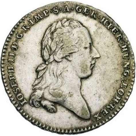 Following the death of the habsburg charles ii of spain (1700), spain and the. ½ Kronenthaler - Joseph II (Type 1) - Austrian Netherlands ...