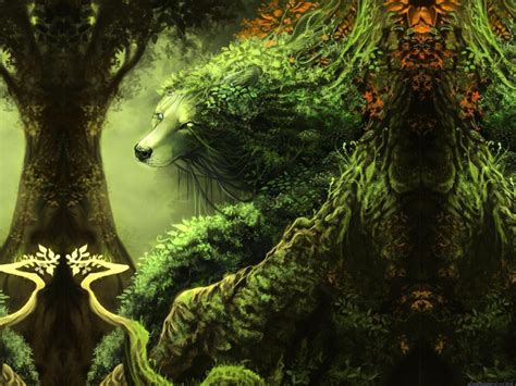 Hintergrundbilder Wald Tiere Fantasiekunst Kunstwerk Gr N