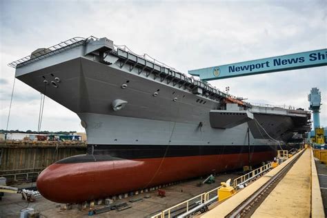 A Freshly Painted Gerald R Ford Cvn 78 The First Of A New