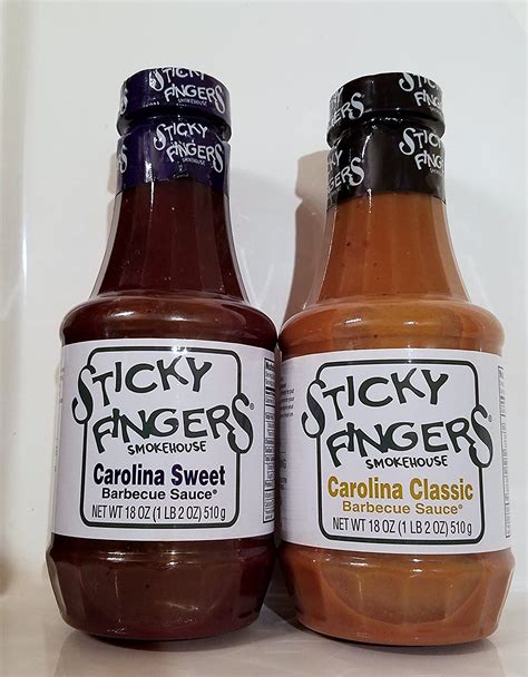 Sticky Fingers Carolina Bbq Sauce Bundle 1 Carolina Sweet And 1 Carolina