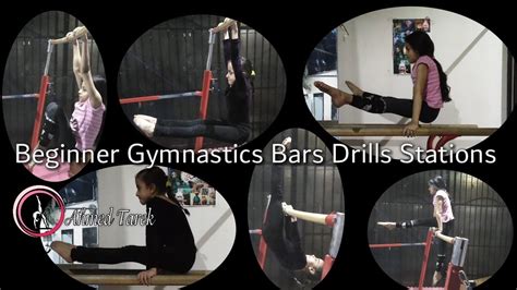 Beginner Gymnastics Bars Drills Stations Youtube