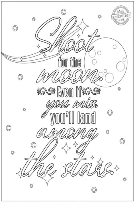 Inspirational Quotes Coloring Pages