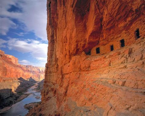 Arizona Marble Canyon Anceint Native American Structures Tom Till