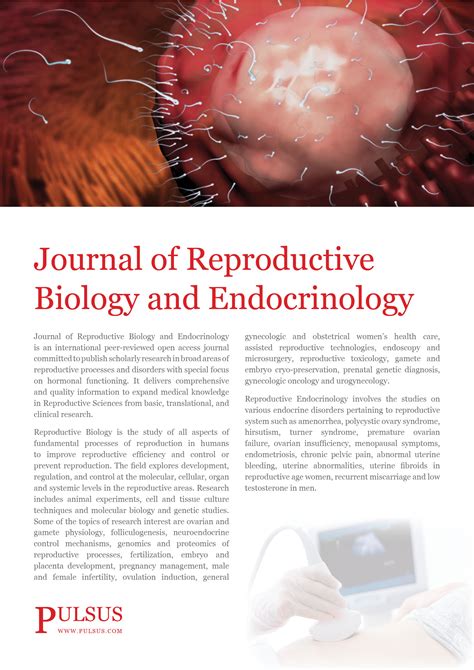 Journal Of Reproductive Biology And Endocrinology Open Access J