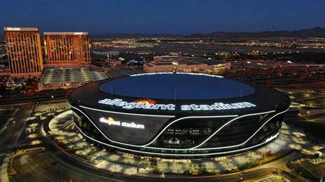 Allegiant Stadium Las Vegas Las Vegas Glitzy New Stadium Now Named
